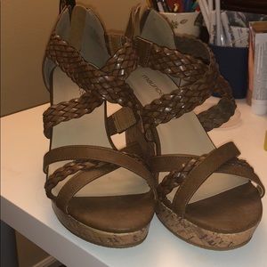 Maurices size 10 brown wedges. Barely worn!